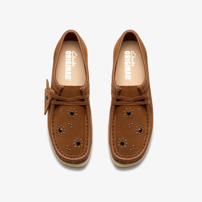 Wallacraft Bee Brown/Orange Suede | Clarks outlet