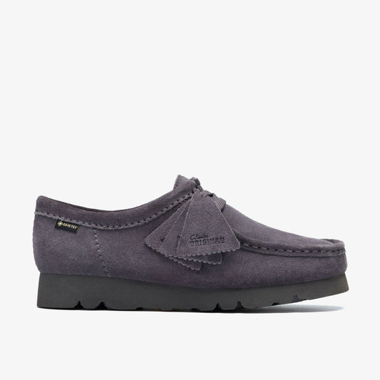 Wallabee GORE-TEX Purple Grey Suede | Clarks online