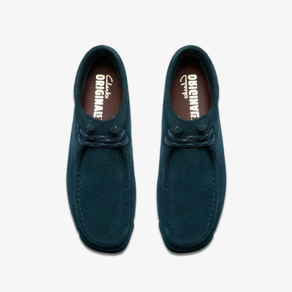 Wallabee Boot GORE-TEX Dark Teal Suede | Clarks outlet