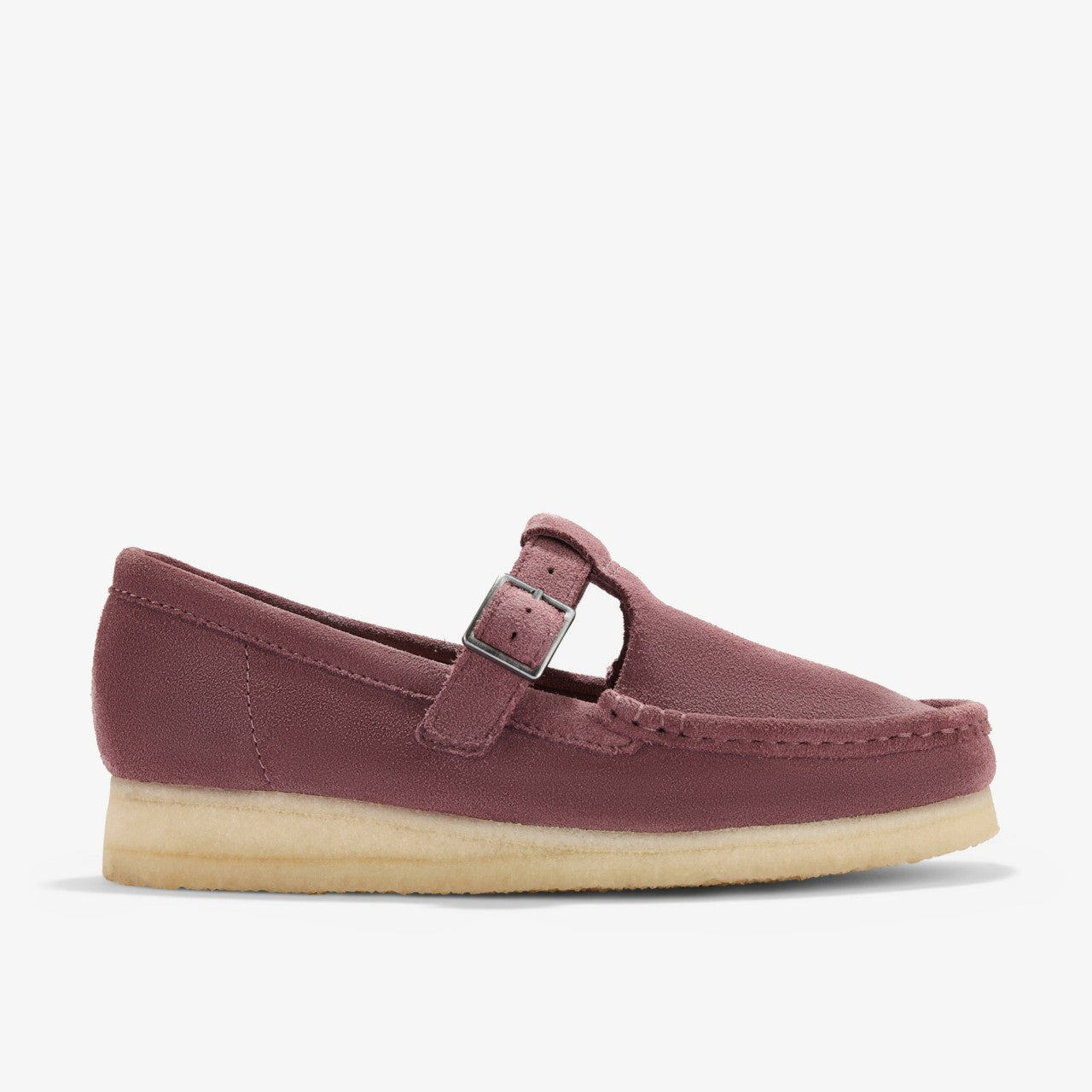 Wallabee T Bar Rose Brown Suede | Clarks online