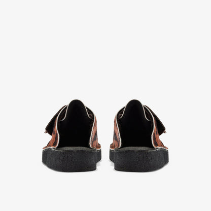 Desert Nomad Mule Brown Cow Print | Clarks on Sale