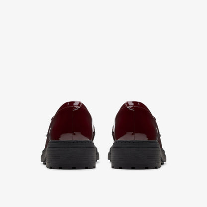 Orinoco 3 Edge Burgundy Patent | Clarks on Sale