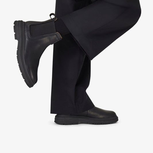 Badbury Easy Black Leather | Clarks discount