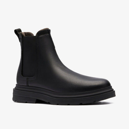 Badbury Easy Black Leather | Clarks discount