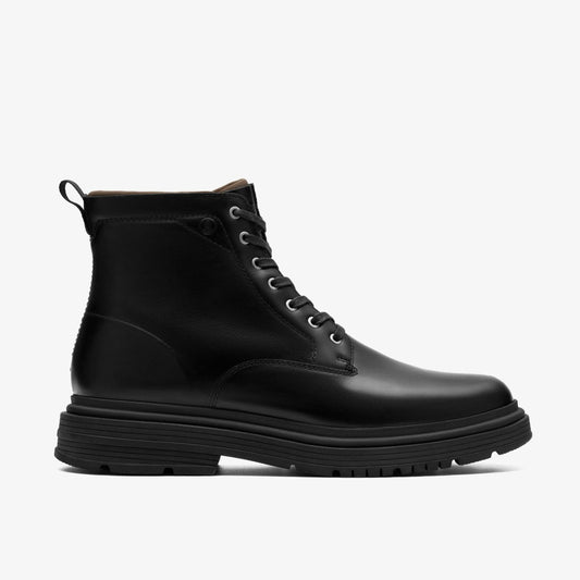 Badbury Hi Waterproof Black Warmlined Leather | Clarks online