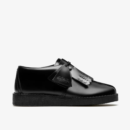 Desert Trek Black Hi Shine Leather | Clarks for sale