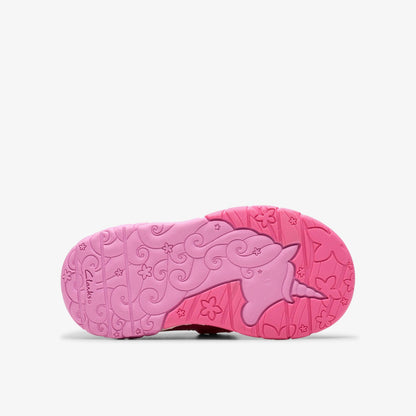 Tidal Shell Toddler Pink | Clarks outlet