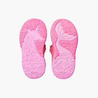 Tidal Shell Toddler Pink | Clarks outlet