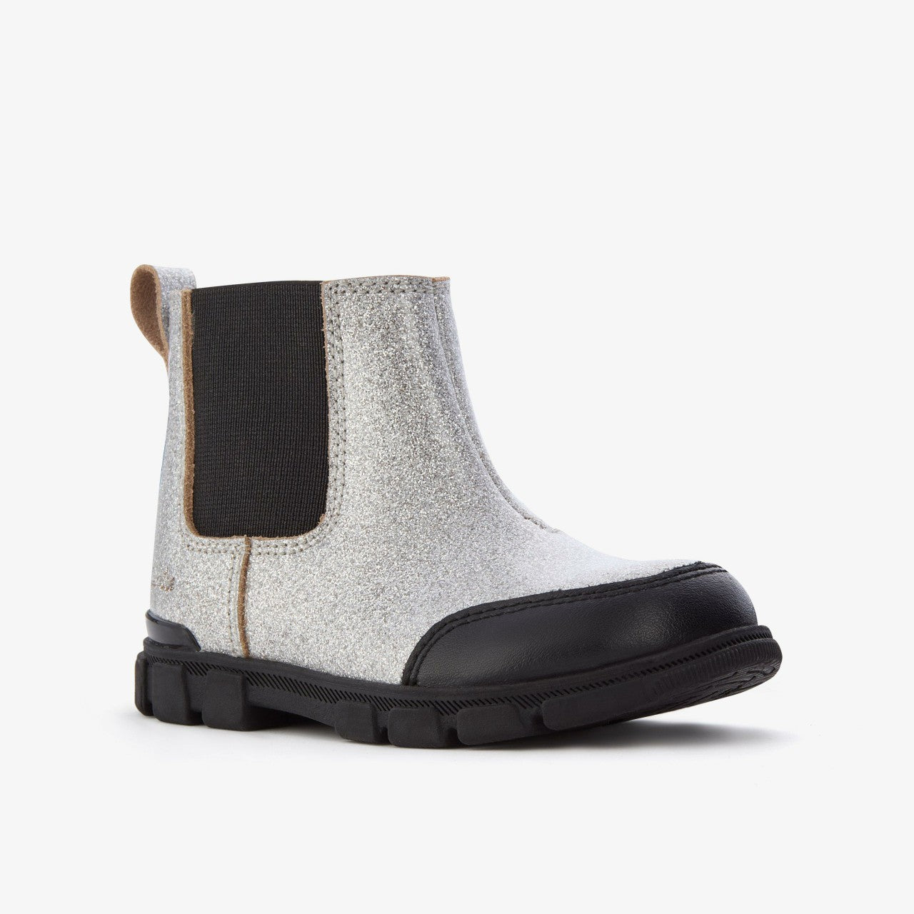 Evyn Chelsea Toddler Silver Patent | Clarks outlet