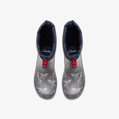 Tarri Race Kid Grey Combination | Clarks for sale