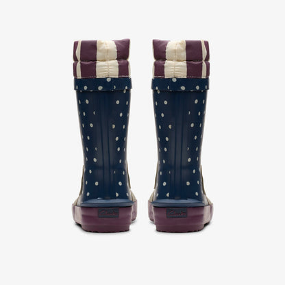 Tarri Race Toddler Navy Combination | Clarks discount