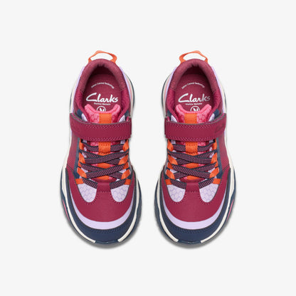 Feather Track Kid Berry Combination | Clarks Sale