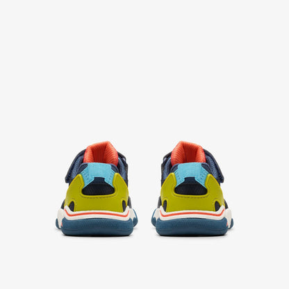 Feather Track Toddler Navy Combination | Clarks on Sale