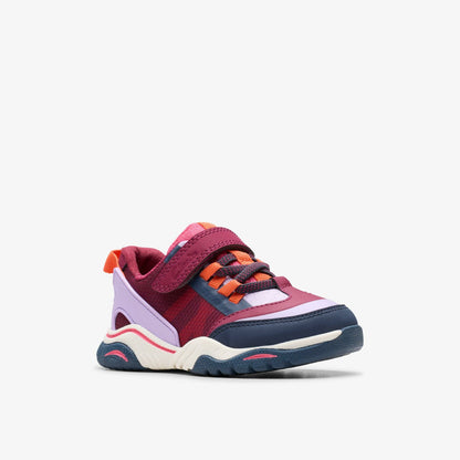 Feather Track Toddler Berry Combination | Clarks online