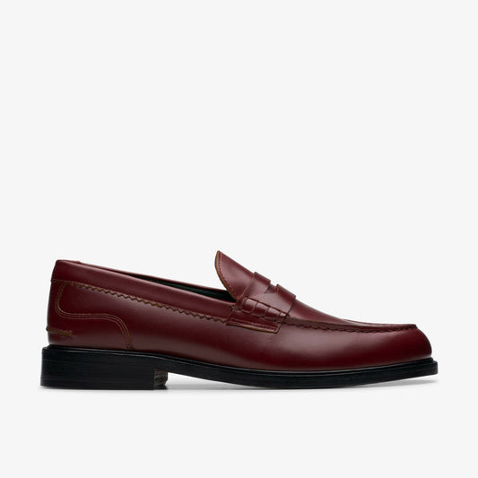 Craft James Lo Loafer Wine Leather | Clarks Sale