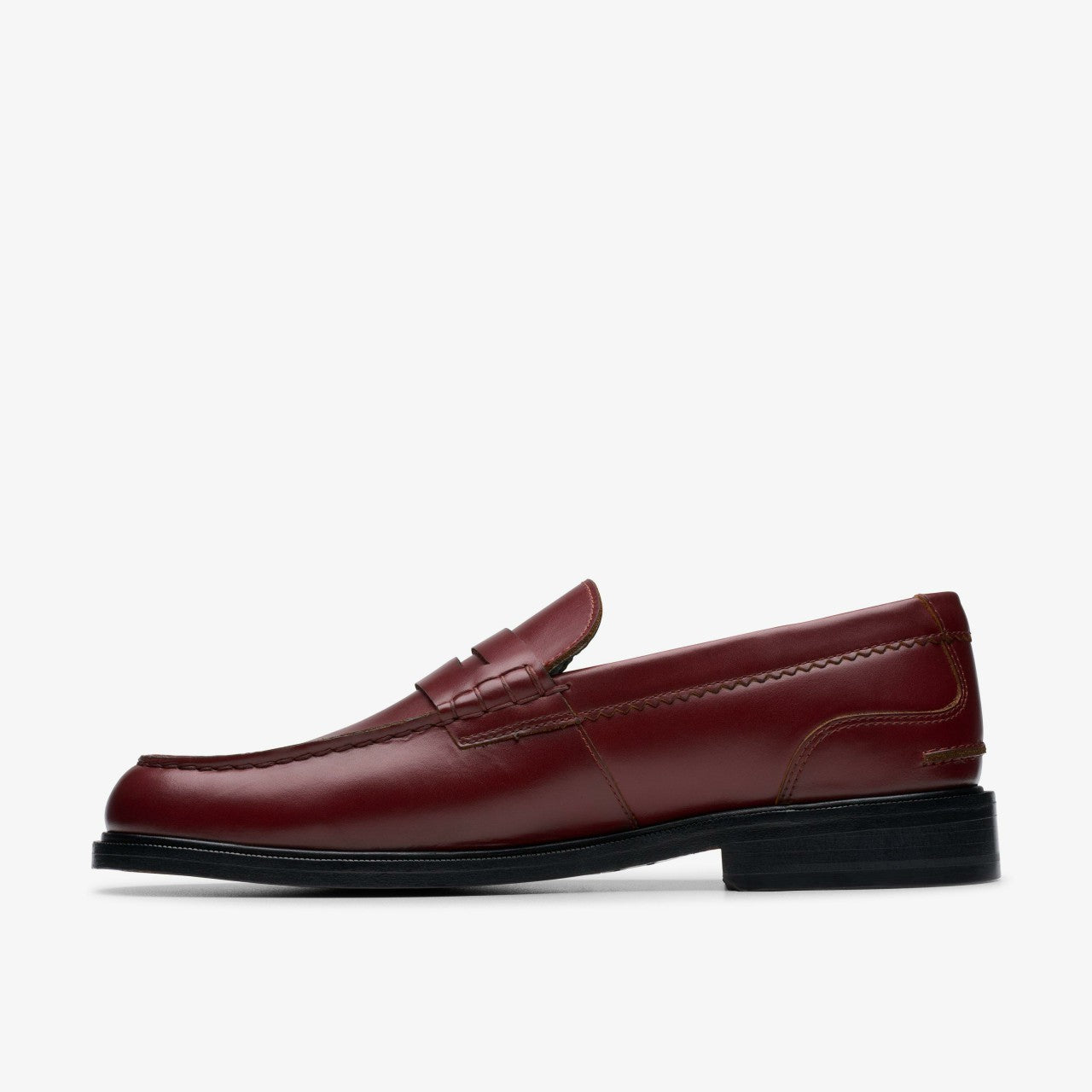 Craft James Lo Loafer Wine Leather | Clarks Sale