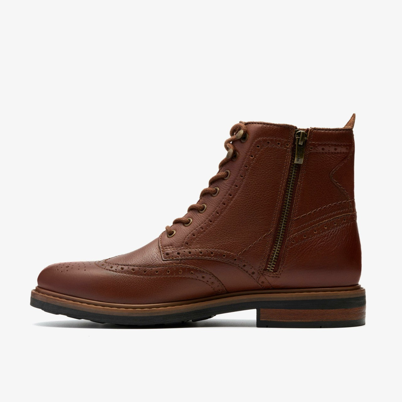 Newford Lace Boot Mid Tan Leather | Clarks Sale