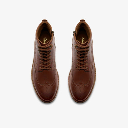 Newford Lace Boot Mid Tan Leather | Clarks Sale