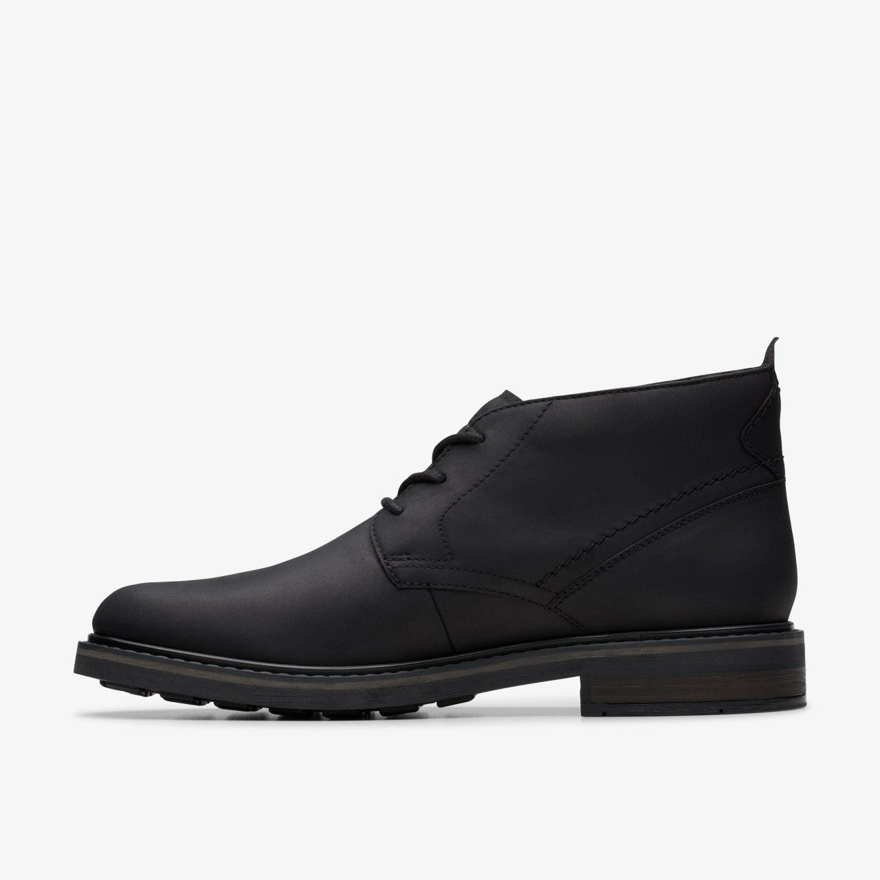 Newford Mid Black Leather | Clarks discount