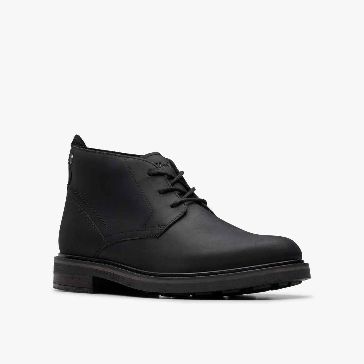 Newford Mid Black Leather | Clarks discount