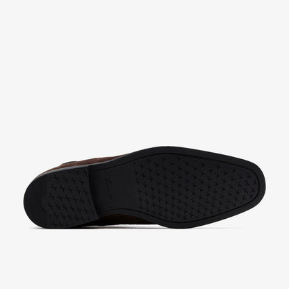 Paulton Easy Dark Brown Suede | Clarks for sale