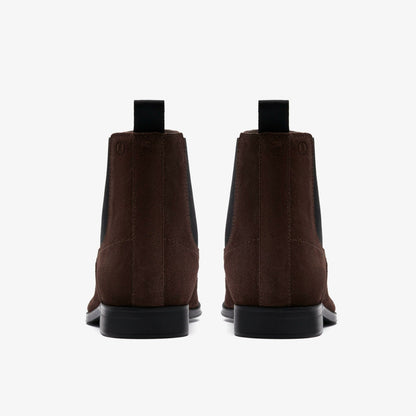 Paulton Easy Dark Brown Suede | Clarks for sale