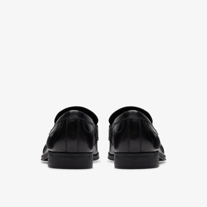 Paulton Lo Black Leather | Clarks discount