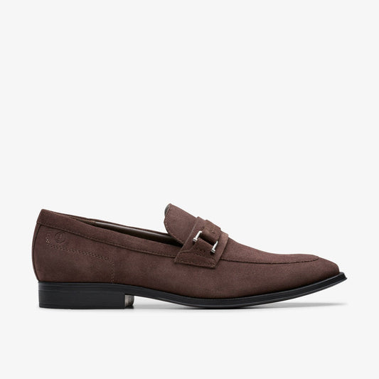 Paulton Lo Dark Brown Suede | Clarks online