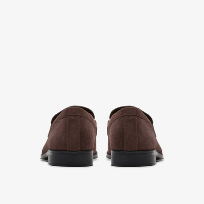 Paulton Lo Dark Brown Suede | Clarks online