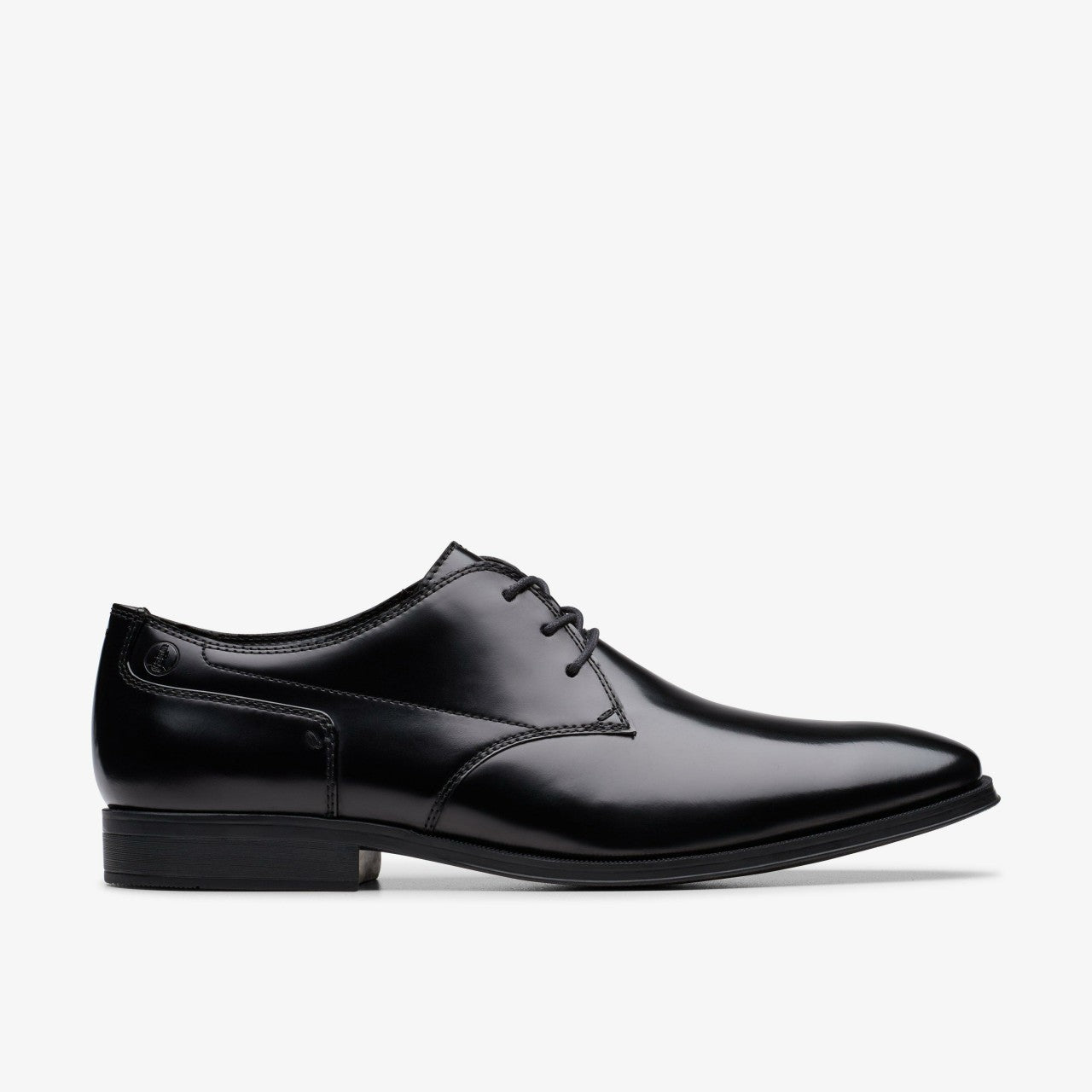 Paulton Lace Black Hi Shine Leather | Clarks on Sale