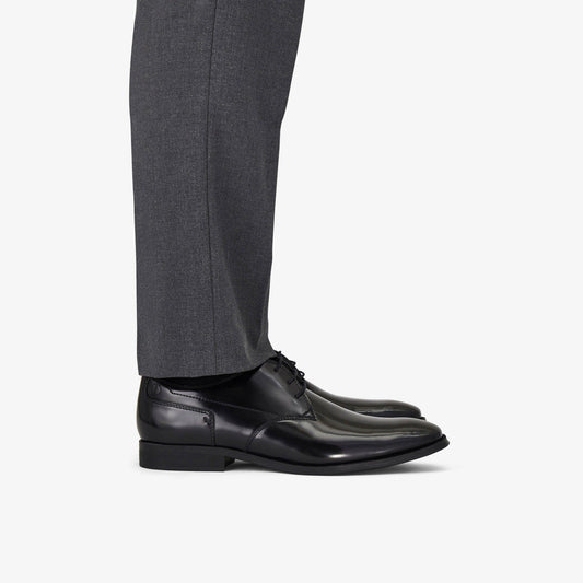 Paulton Lace Black Hi Shine Leather | Clarks on Sale