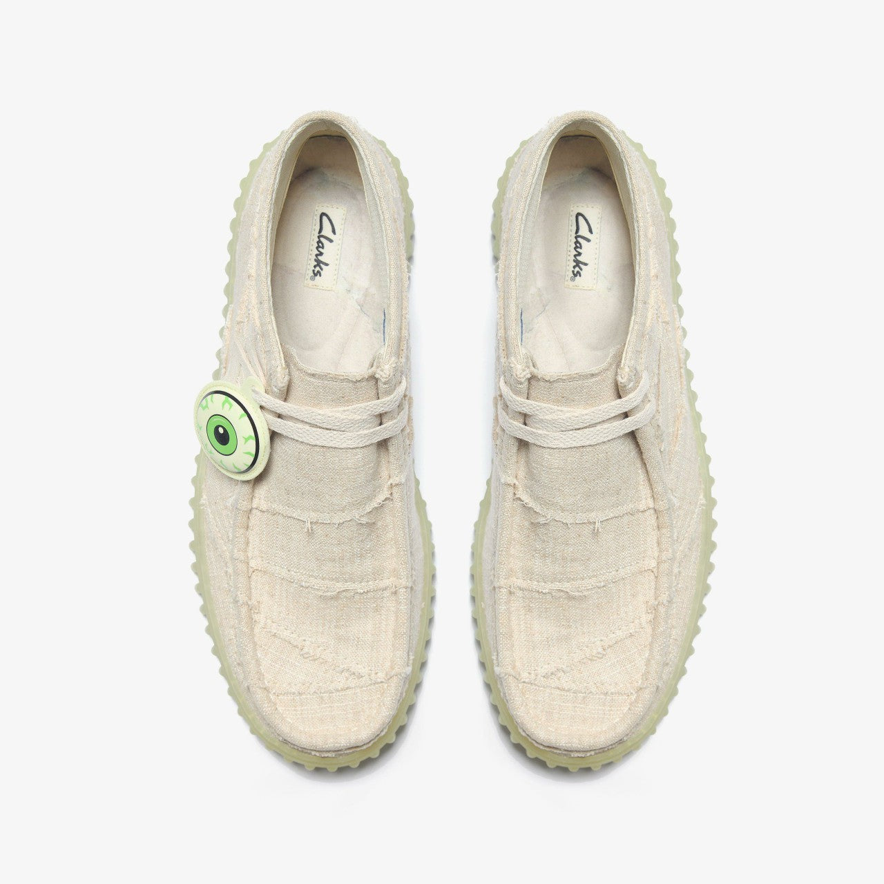 Torhill Hallow Off White Textile | Clarks Sale