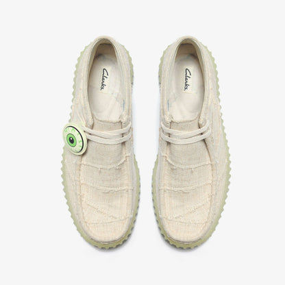 Torhill Hallow Off White Textile | Clarks Sale
