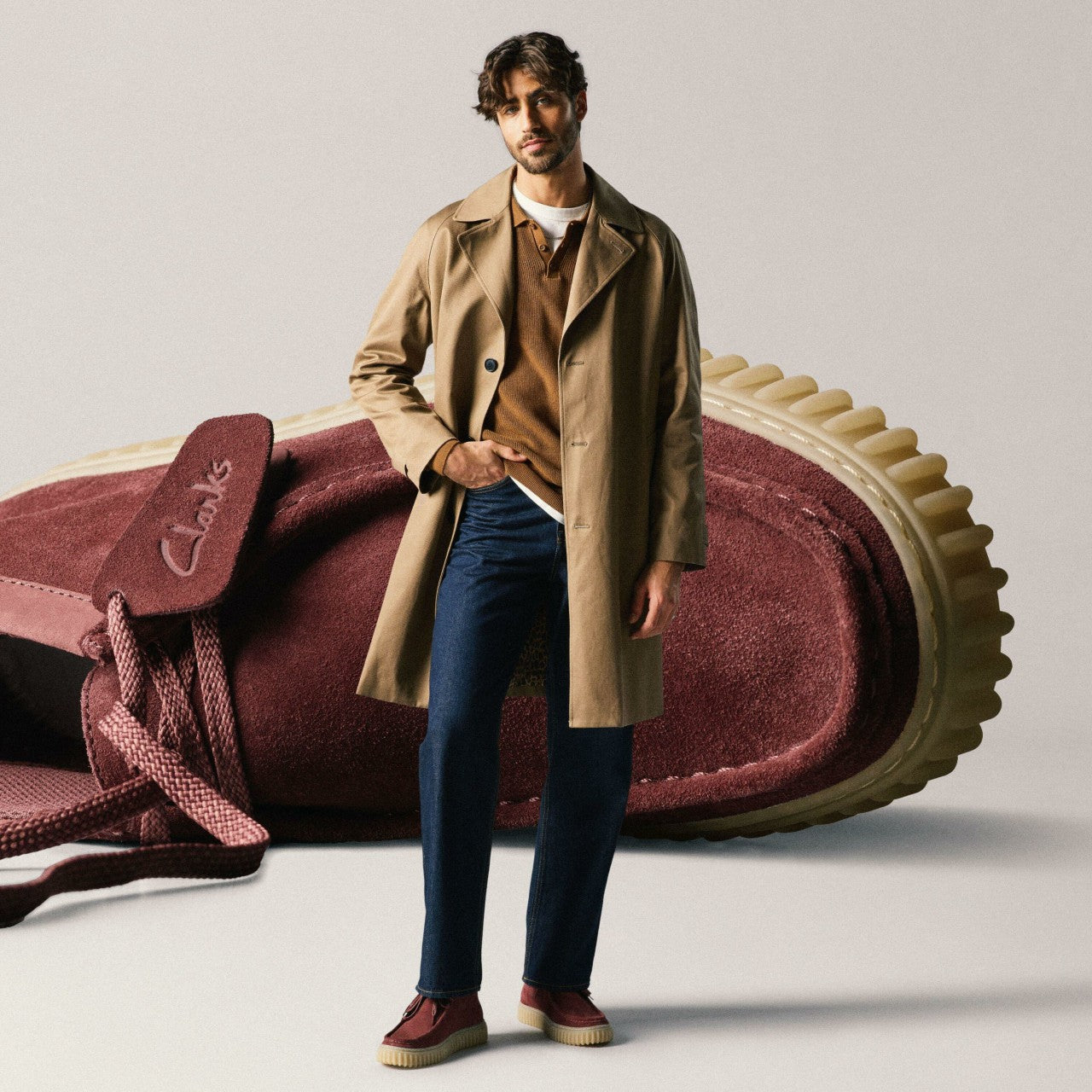 Torhill Hi Wine Suede | Clarks outlet