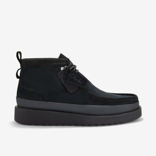 Wallabee FTR2 Hi Black Suede | Clarks Sale