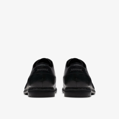 Banbury Derby Black Leather | Clarks on Sale