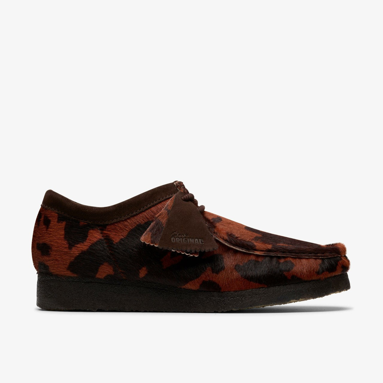 Wallabee Brown Cow Print | Clarks Sale