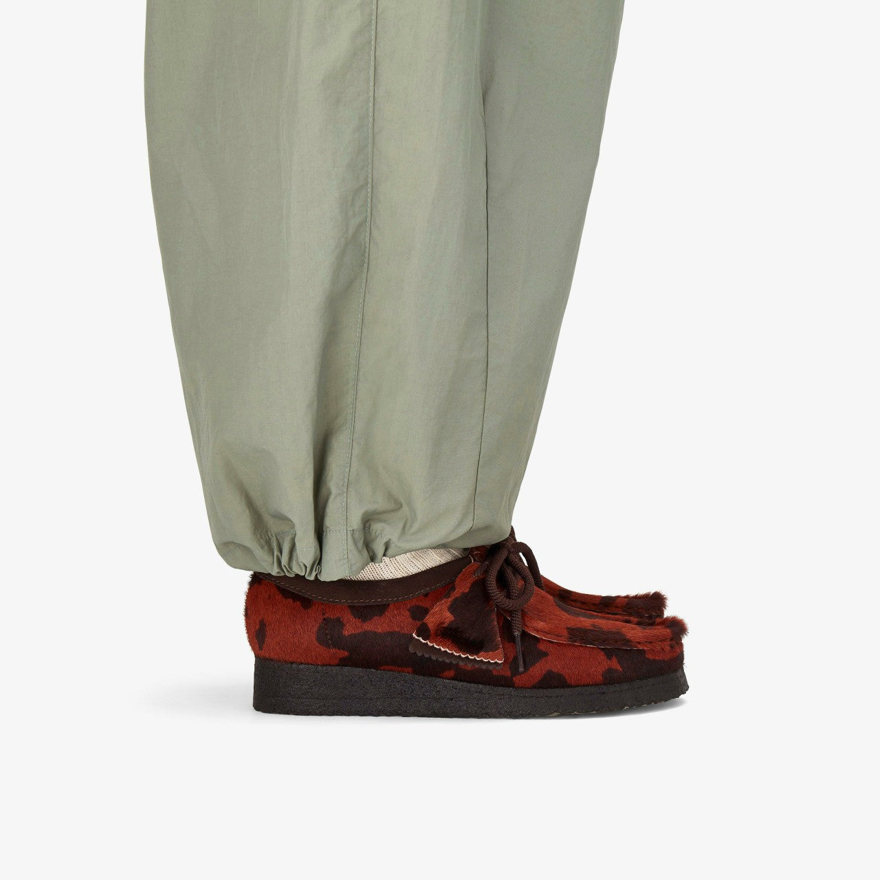 Wallabee Brown Cow Print | Clarks Sale