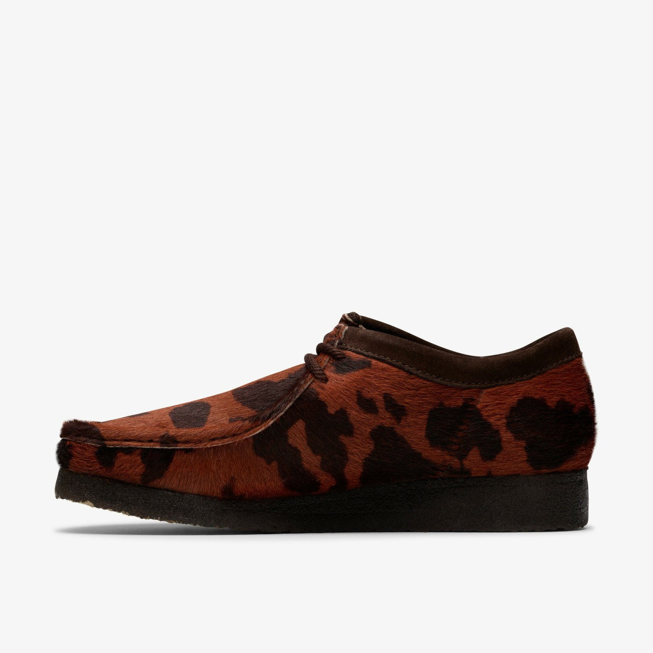 Wallabee Brown Cow Print | Clarks Sale