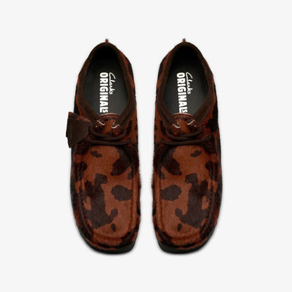 Wallabee Brown Cow Print | Clarks Sale
