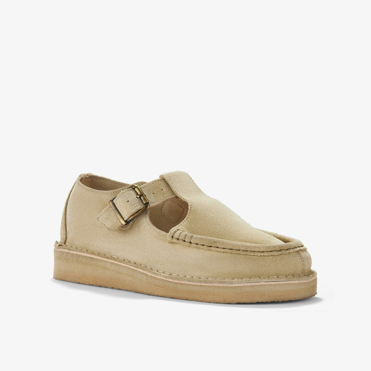 Nomad T Bar Maple Suede | Clarks outlet