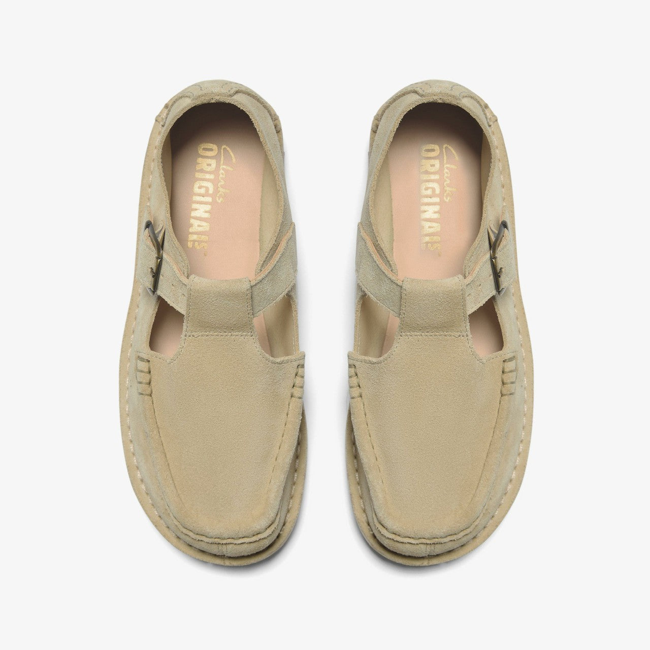 Nomad T Bar Maple Suede | Clarks outlet