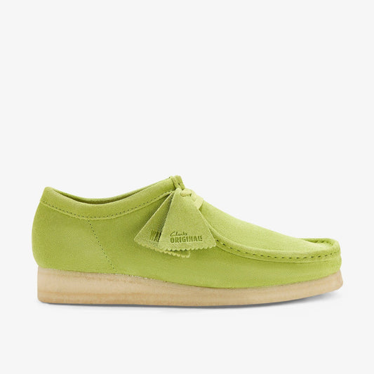 Wallabee Lime Suede | Clarks for sale