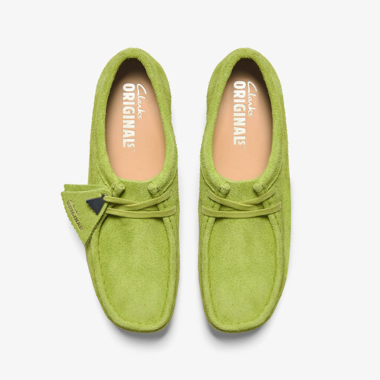 Wallabee Lime Suede | Clarks for sale
