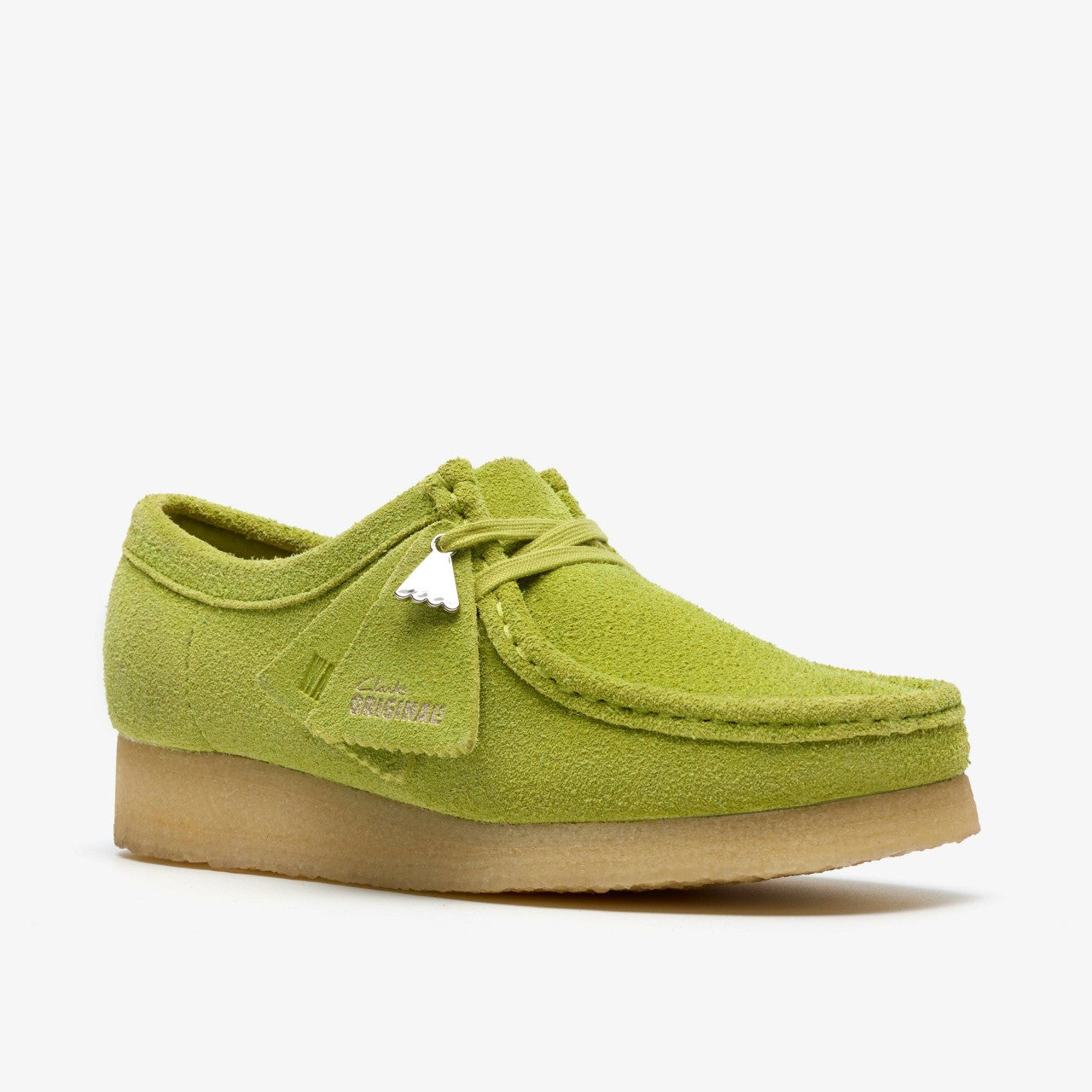 Wallabee Lime Suede | Clarks for sale