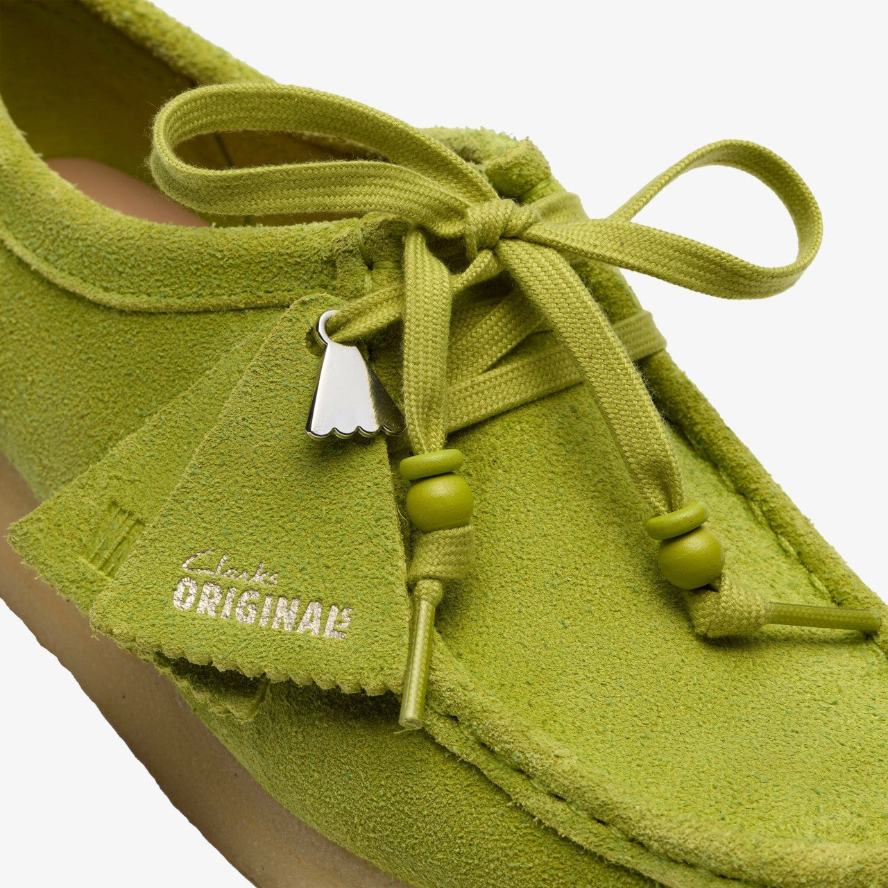 Wallabee Lime Suede | Clarks for sale