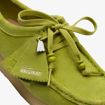 Wallabee Lime Suede | Clarks for sale