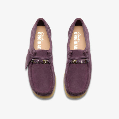 Wallabee Plum Suede | Clarks Sale