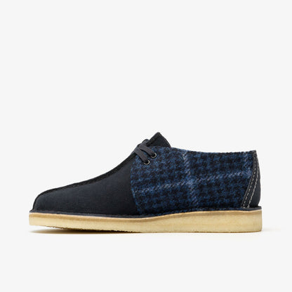 Desert Trek Navy Tweed Combination | Clarks on Sale