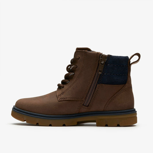 Lorcam Trail Kid Dark Brown | Clarks online